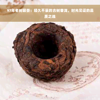 97年老树圆茶：经久不衰的古树普洱，时光见证的品质之选