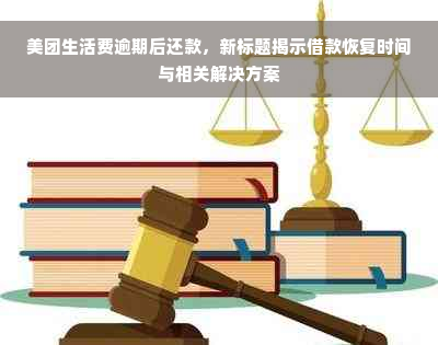 美团生活费逾期后还款，新标题揭示借款恢复时间与相关解决方案