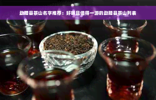 勐腊县茶山名字推荐：好听且值得一游的勐腊县茶山列表