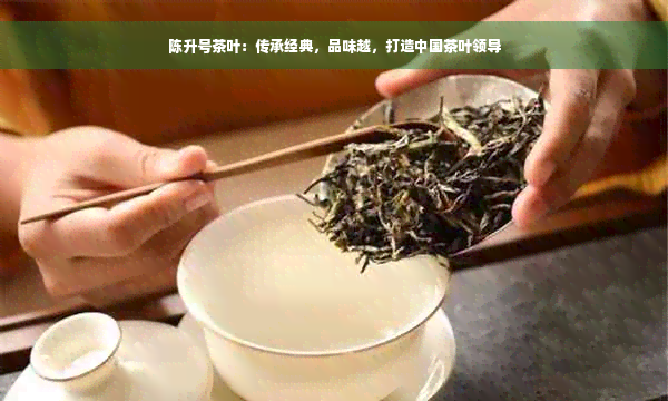 陈升号茶叶：传承经典，品味越，打造中国茶叶领导