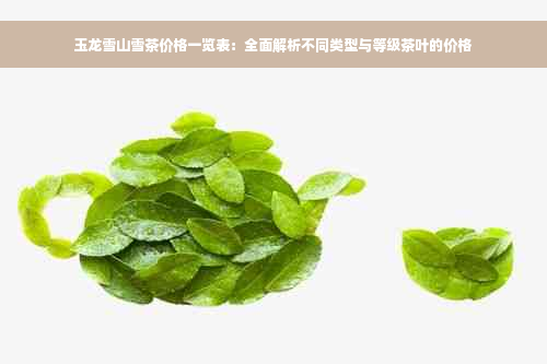 玉龙雪山雪茶价格一览表：全面解析不同类型与等级茶叶的价格