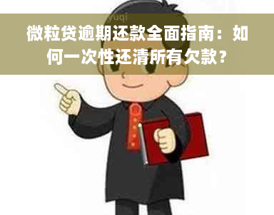 微粒贷逾期还款全面指南：如何一次性还清所有欠款？