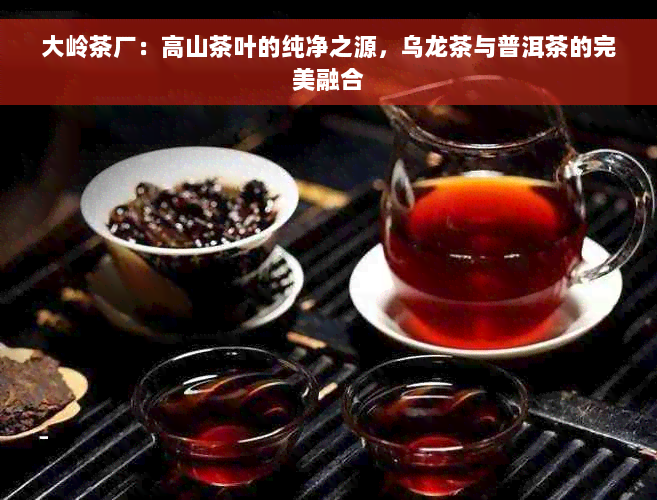 大岭茶厂：高山茶叶的纯净之源，乌龙茶与普洱茶的完美融合