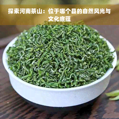 探索河南茶山：位于哪个县的自然风光与文化底蕴