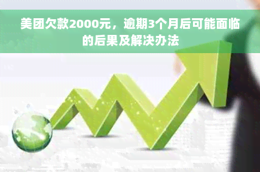 美团欠款2000元，逾期3个月后可能面临的后果及解决办法