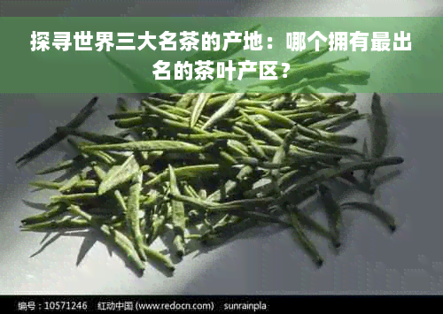 探寻世界三大名茶的产地：哪个拥有最出名的茶叶产区？