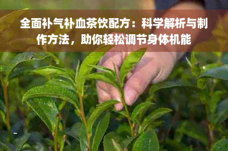 全面补气补血茶饮配方：科学解析与制作方法，助你轻松调节身体机能