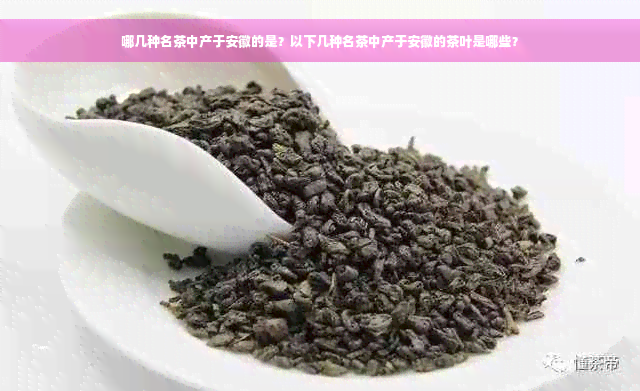 哪几种名茶中产于安徽的是？以下几种名茶中产于安徽的茶叶是哪些？