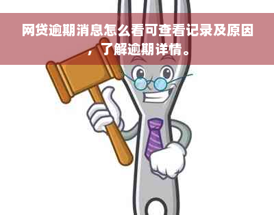 网贷逾期消息怎么看可查看记录及原因，了解逾期详情。