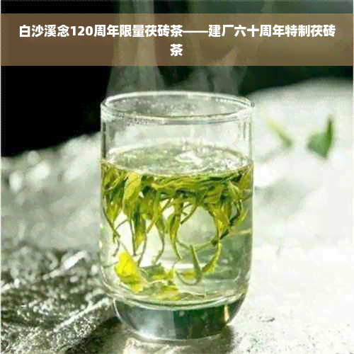 白沙溪念120周年限量茯砖茶——建厂六十周年特制茯砖茶