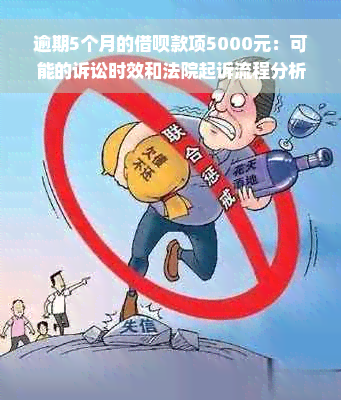 逾期5个月的借呗款项5000元：可能的诉讼时效和法院起诉流程分析