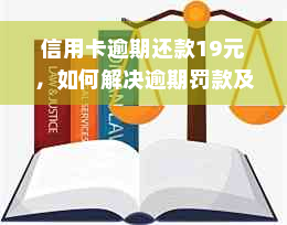 信用卡逾期还款19元，如何解决逾期罚款及相关问题