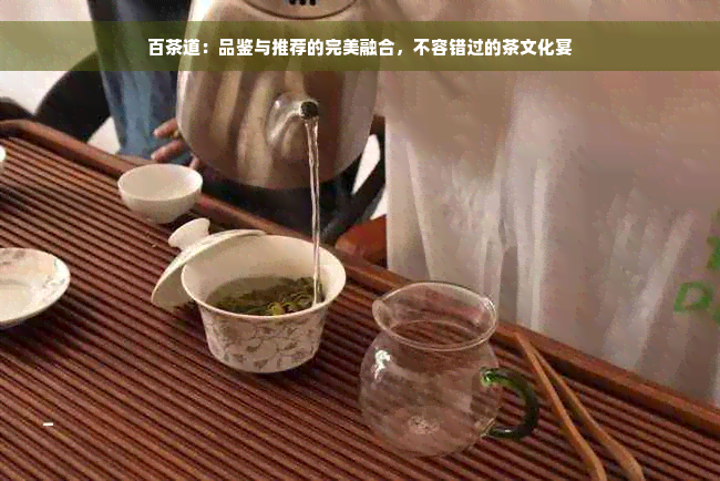 百茶道：品鉴与推荐的完美融合，不容错过的茶文化宴