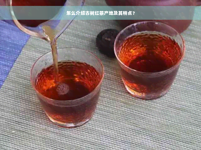 怎么介绍古树红茶产地及其特点？