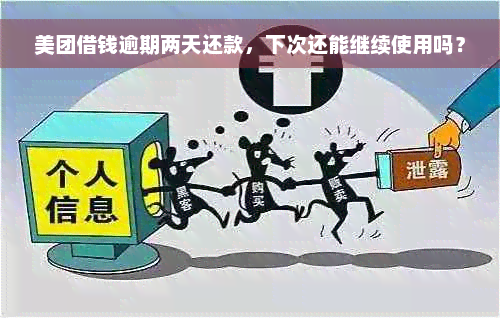 美团借钱逾期两天还款，下次还能继续使用吗？