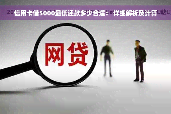 信用卡借5000更低还款多少合适： 详细解析及计算