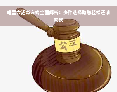 唯品会还款方式全面解析：多种选择助您轻松还清欠款