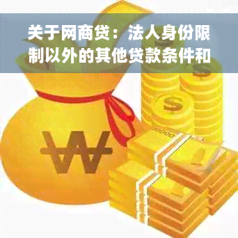 关于网商贷：法人身份限制以外的其他贷款条件和要求全面解析