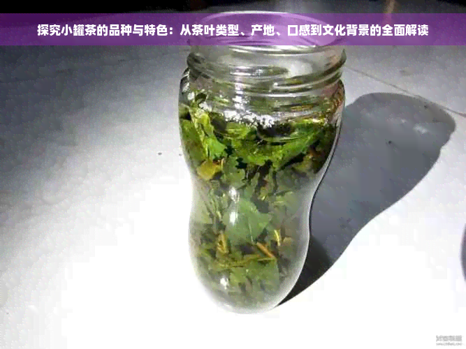 探究小罐茶的品种与特色：从茶叶类型、产地、口感到文化背景的全面解读