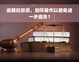 逾期扣款后，如何操作以避免进一步损失？