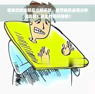 保单贷款逾期后立即还款，是否能迅速再次申请贷款？安全性如何保障？