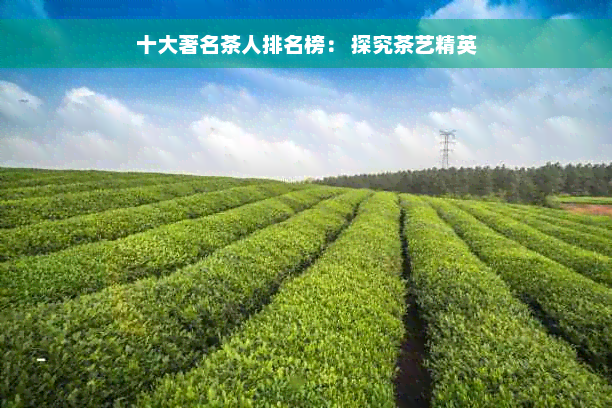 十大著名茶人排名榜： 探究茶艺精英