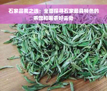 石家品茗之选：全面探寻石家更具特色的茶馆和喝茶好去处