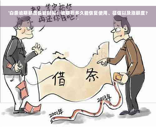 '白条逾期额度恢复时间：逾期后多久能恢复使用、征信以及涨额度？'