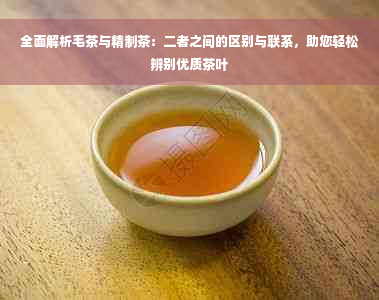 全面解析毛茶与精制茶：二者之间的区别与联系，助您轻松辨别优质茶叶