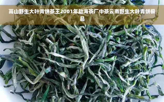 高山野生大叶青饼茶王2001年勐海茶厂中茶云南野生大叶青饼极品