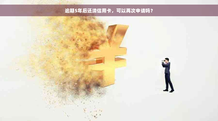 逾期5年后还清信用卡，可以再次申请吗？