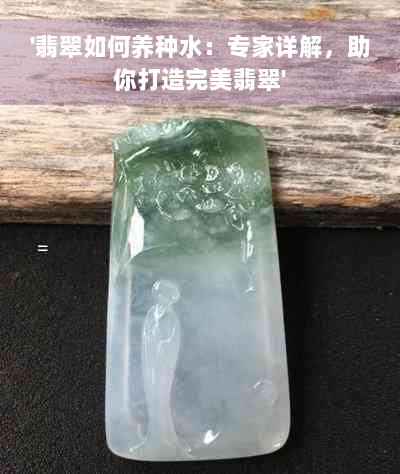 '翡翠如何养种水：专家详解，助你打造完美翡翠'