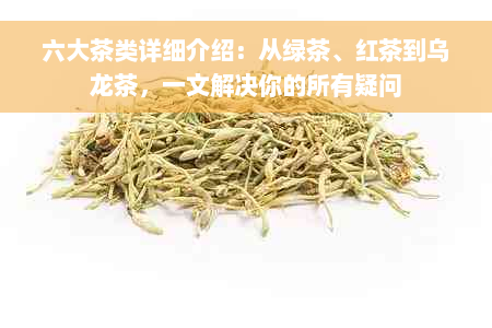 六大茶类详细介绍：从绿茶、红茶到乌龙茶，一文解决你的所有疑问