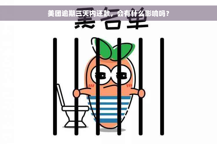 美团逾期三天内还款，会有什么影响吗？