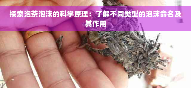 探索泡茶泡沫的科学原理：了解不同类型的泡沫命名及其作用