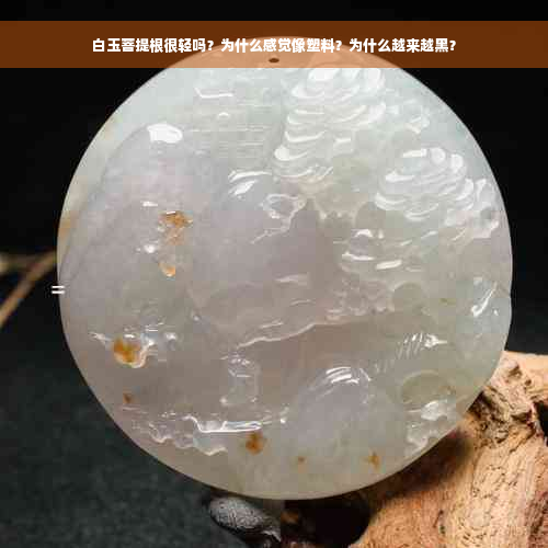 白玉菩提根很轻吗？为什么感觉像塑料？为什么越来越黑？