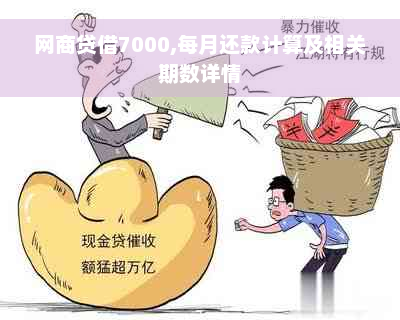 网商贷借7000,每月还款计算及相关期数详情