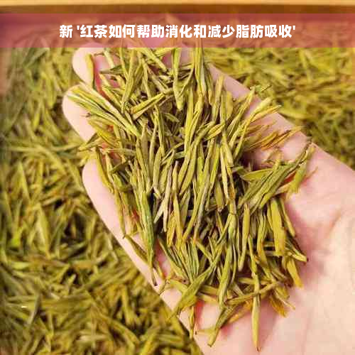 新 '红茶如何帮助消化和减少脂肪吸收'