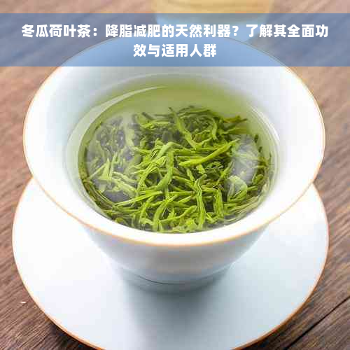 冬瓜荷叶茶：降脂减肥的天然利器？了解其全面功效与适用人群