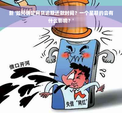 新 '如何确定网货逾期还款时间？一个星期的会有什么影响？'