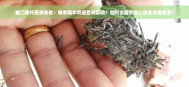 幽门螺杆菌感染者：喝茶和牛奶是否有影响？如何合理饮食以降低病菌侵害？