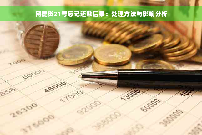 网捷贷21号忘记还款后果：处理方法与影响分析