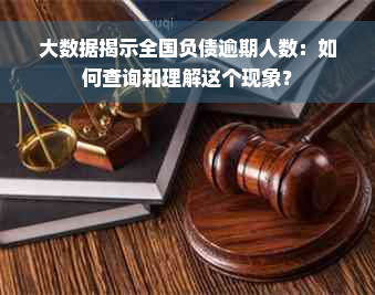 大数据揭示全国负债逾期人数：如何查询和理解这个现象？