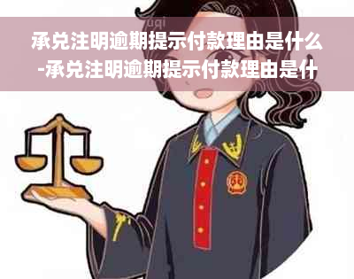 承兑注明逾期提示付款理由是什么-承兑注明逾期提示付款理由是什么意思