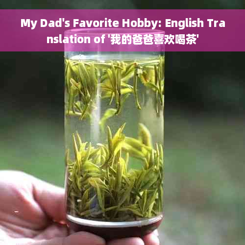 My Dad's Favorite Hobby: English Translation of '我的爸爸喜欢喝茶'