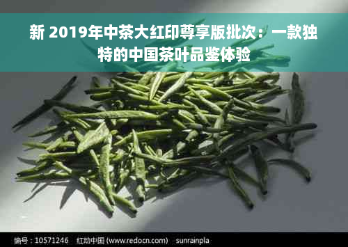 新 2019年中茶大红印尊享版批次：一款独特的中国茶叶品鉴体验