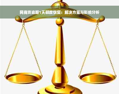 网商贷逾期1天额度恢复：解决方案与影响分析