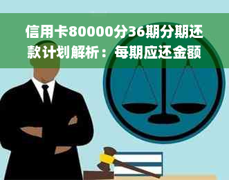 信用卡80000分36期分期还款计划解析：每期应还金额详细计算及还款建议