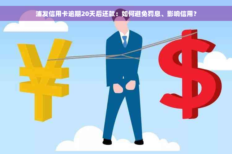 浦发信用卡逾期20天后还款：如何避免罚息、影响信用？