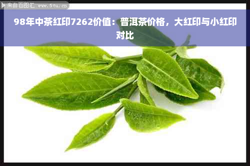 98年中茶红印7262价值：普洱茶价格，大红印与小红印对比